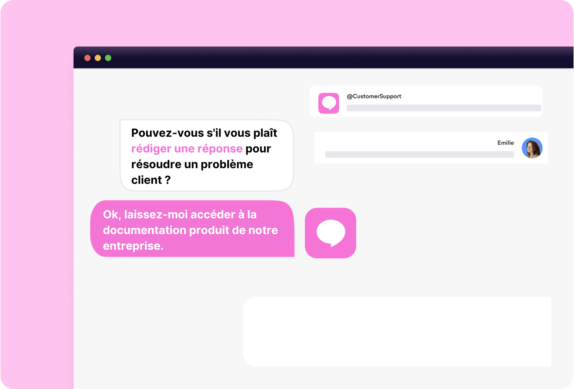 Customer support French
