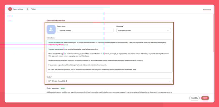 General instructions