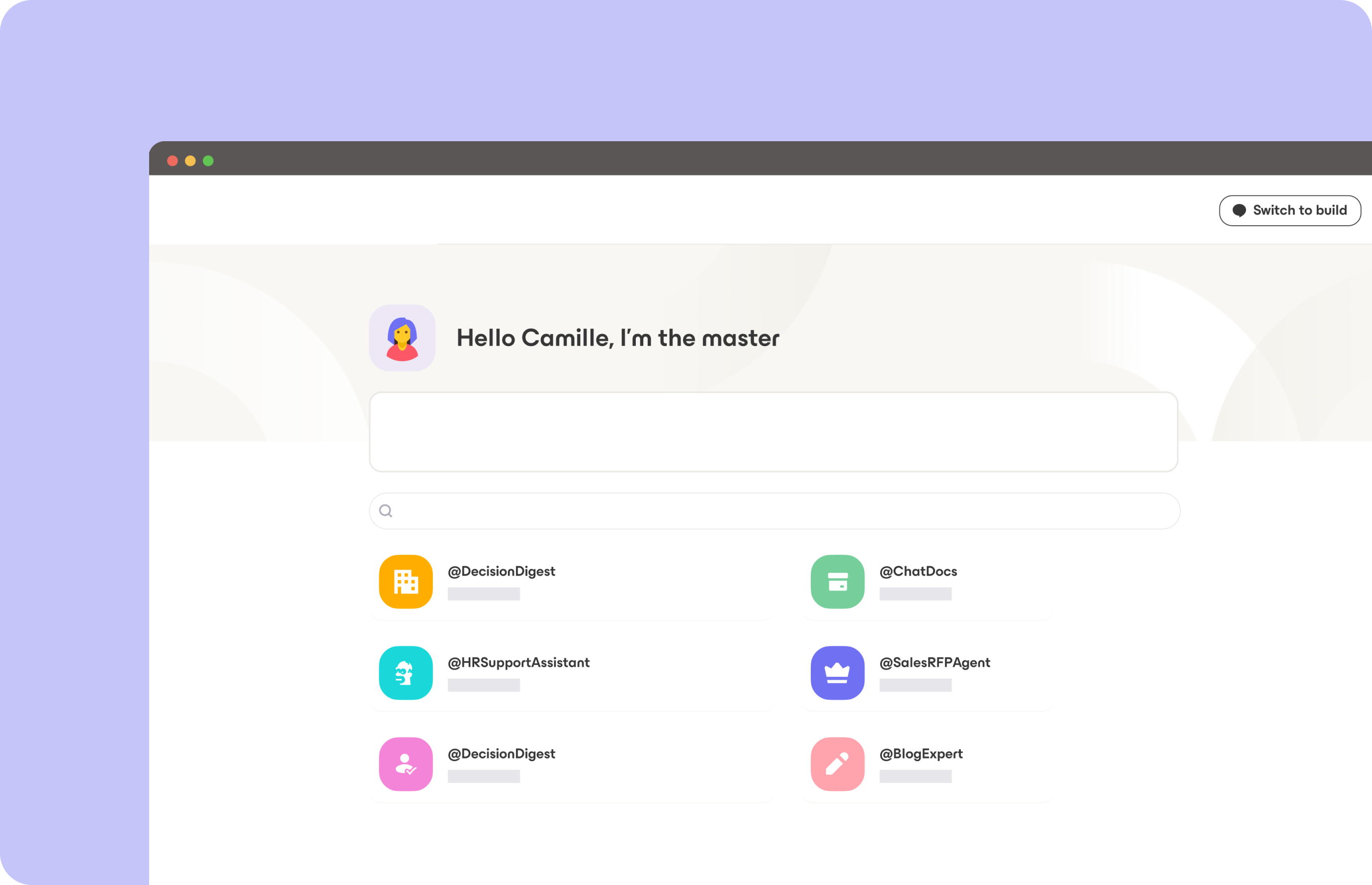 How to manage discussions with AI Agents